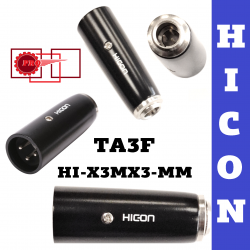 HICON mini XLR3P σε XLR3P adaptor